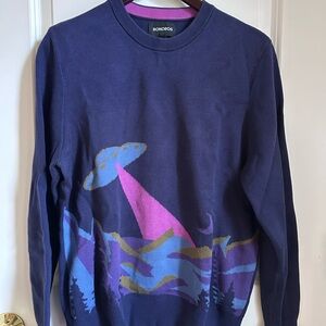 Bonobos Men's UFO Abduction Sweater Sz Large